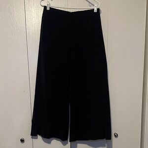 BRAND NEW black lululemon wide leg track pant inseam 25”